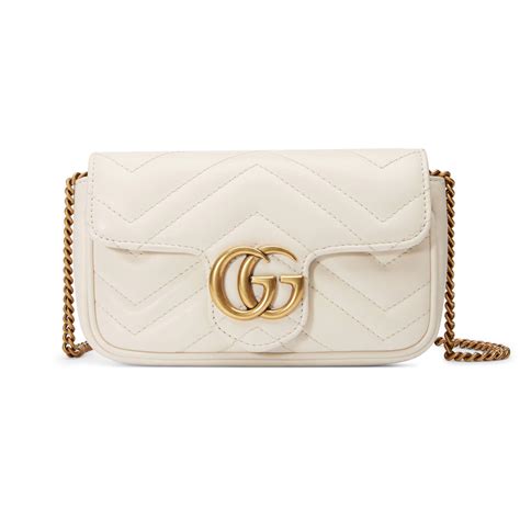 gucci marmont bag white|gg marmont large shoulder bag.